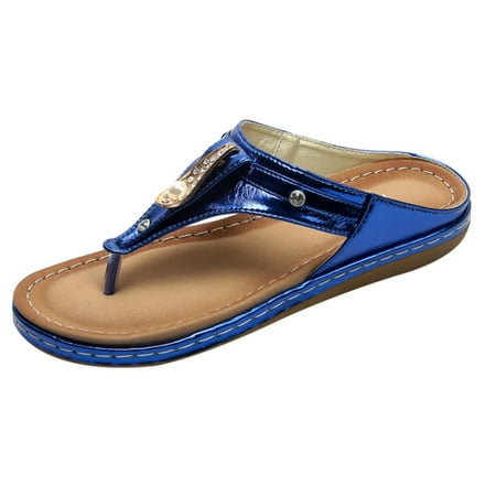 Beach Casual Sandals Womens Flip Flops Microfiber Flat Shoes with Rhinestone for Summer Indoor Outdoor New
Beach Casual Sandals Womens Flip Flops Microfiber Flat Shoes with Rhinestone for Summer Indoor Outdoor New