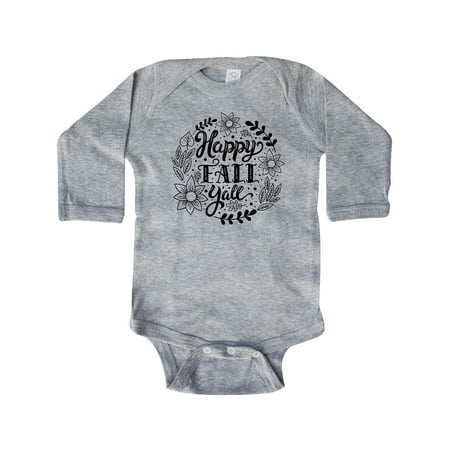 Inktastic Happy Fall Y all with Wreath Leaves and Laurels Gift Baby Boy or Baby Girl Long Sleeve Bodysuit 
Inktastic Happy Fall Y all with Wreath Leaves and Laurels Gift Baby Boy or Baby Girl Long Sleeve Bodysuit