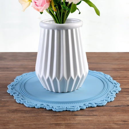 Embossed Table Mat Heat Insulation Silicone Macrame Round Thick Pot Mat Cup Coaster for Home
Embossed Table Mat Heat Insulation Silicone Macrame Round Thick Pot Mat Cup Coaster for Home