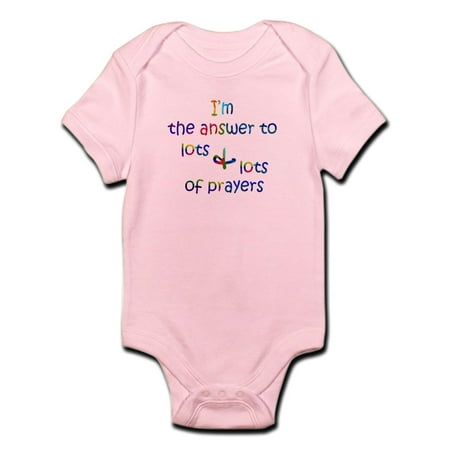 CafePress - I m The Answer To Lots And Lots Of Prayers Infant - Baby Light Bodysuit
CafePress - I m The Answer To Lots And Lots Of Prayers Infant - Baby Light Bodysuit