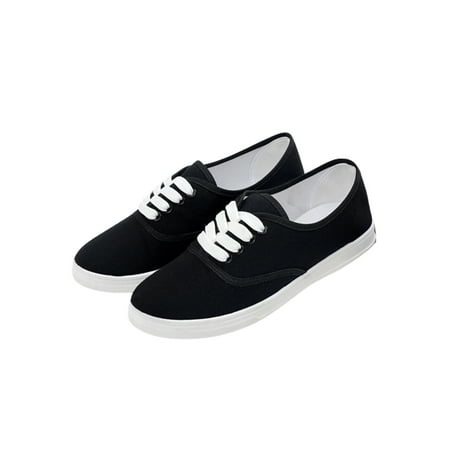 Rockomi Ladies Casual Shoes Lace Up Flats Comfort Canvas Sneakers Womens Lightweight Fashion Breathable Slip On Black Lace Up 7
Rockomi Ladies Casual Shoes Lace Up Flats Comfort Canvas Sneakers Womens Lightweight Fashion Breathable Slip On Black Lace Up 7