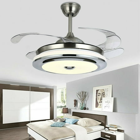 ANQIDI 110V 36W Modern LED Retractable Ceiling Fan Light Silver 3 Speeds 3 Colors Change Pendant Fan Lamp w/Remote (36 Inch)
ANQIDI 110V 36W Modern LED Retractable Ceiling Fan Light Silver 3 Speeds 3 Colors Change Pendant Fan Lamp w/Remote (36 Inch)