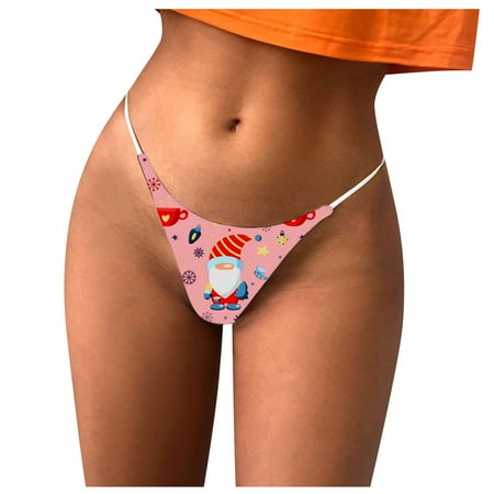 DENGDENG Women Printed Low Rise Panties Sexy Underwear Seamless Bikini G-String Thong
DENGDENG Women Printed Low Rise Panties Sexy Underwear Seamless Bikini G-String Thong