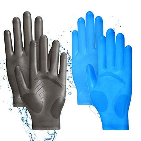 2 Pairs Epoxy Gloves Silicone Gloves for Resin Reusable Safe Silicone Gloves for Crafts Jewelry Making Work DIY (Black Blue)
2 Pairs Epoxy Gloves Silicone Gloves for Resin Reusable Safe Silicone Gloves for Crafts Jewelry Making Work DIY (Black Blue)