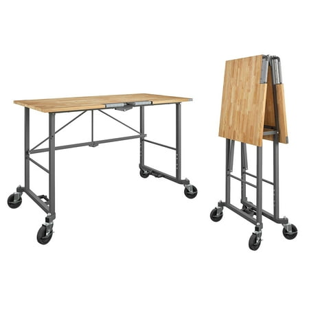 COSCO Smartfold Portable Folding Workbench Hardwood Top (400 pound weight capacity Dark Gray)
COSCO Smartfold Portable Folding Workbench Hardwood Top (400 pound weight capacity Dark Gray)