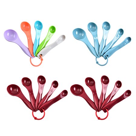 4 Sets Plastic Measuring Spoons Colored Nesting Measure Spoon Kit Kitchen Baking Tool (5pcs/Set Mixed Colors)
4 Sets Plastic Measuring Spoons Colored Nesting Measure Spoon Kit Kitchen Baking Tool (5pcs/Set Mixed Colors)
