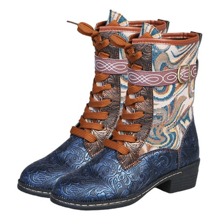 Women Autumn Winter Boots Artificial PU Mid-tube Boots Square Heel
Women Autumn Winter Boots Artificial PU Mid-tube Boots Square Heel