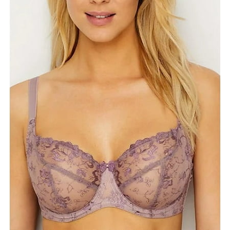 PANACHE Mauve Mist Lois Balconette Bra US 32F UK 32E NWOT