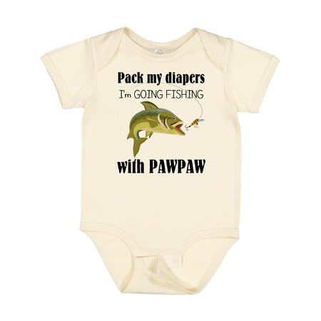 Inktastic Pack My Diapers I m Going Fishing with Pawpaw Boys or Girls Baby Bodysuit
Inktastic Pack My Diapers I m Going Fishing with Pawpaw Boys or Girls Baby Bodysuit