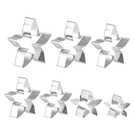 7Pcs Rose Flower Calyx Cutting Die Stainless Steel Cake Cutters Pastry Baking Mould Fondant Mold Cake Cookie
7Pcs Rose Flower Calyx Cutting Die Stainless Steel Cake Cutters Pastry Baking Mould Fondant Mold Cake Cookie