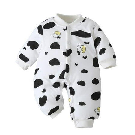Dadaria Baby Boys Girls Clothes Newborn Winter Outfits 0-18M Newborn Infant Thick Fleece Cow Spots Print Hooded Romper Jumpsuit White 90 Toddler
Dadaria Baby Boys Girls Clothes Newborn Winter Outfits 0-18M Newborn Infant Thick Fleece Cow Spots Print Hooded Romper Jumpsuit White 90 Toddler
