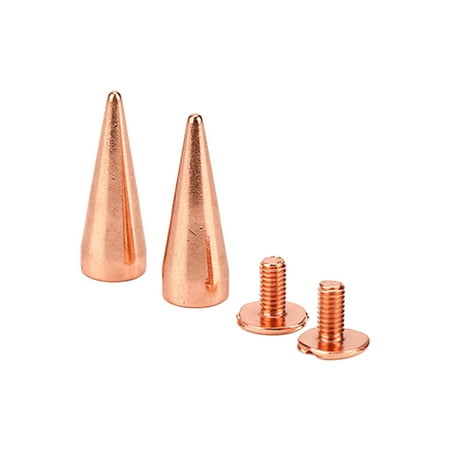 Spikes And Studs Rose Gold Punk Style Clothing Spikes For Clothes 7x20mm