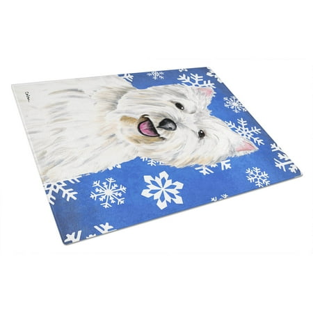 Carolines Treasures SC9370LCB Westie Winter Snowflakes Holiday Glass Cutting Board Large 12H x 16W multicolor
Carolines Treasures SC9370LCB Westie Winter Snowflakes Holiday Glass Cutting Board Large 12H x 16W multicolor