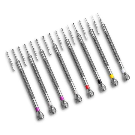 8PCS Professional Screwdriver Set Mini Precision Screwdriver Kit 0.6-1.6mm for Watch Eyeglasses Electronics Repair
8PCS Professional Screwdriver Set Mini Precision Screwdriver Kit 0.6-1.6mm for Watch Eyeglasses Electronics Repair