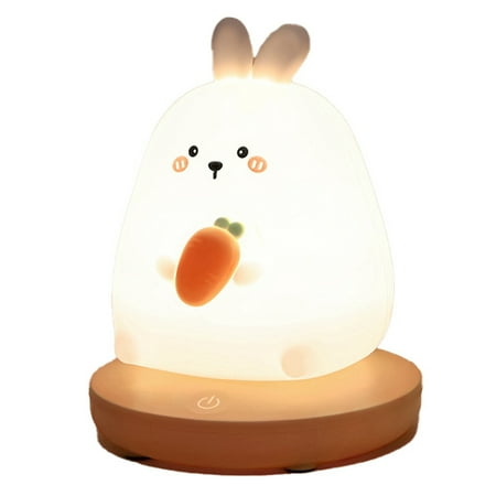 Bedroom Night Light for Children Cute Animal Pig Rabbit LED Silicone Lamp Touch Sensor Dimmable Rechargeable Rabbit
Bedroom Night Light for Children Cute Animal Pig Rabbit LED Silicone Lamp Touch Sensor Dimmable Rechargeable Rabbit