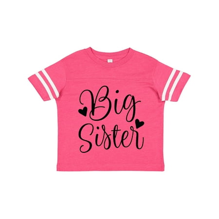 Inktastic Big Sister Girls Cute Announcement Gift Toddler Toddler Girl T-Shirt