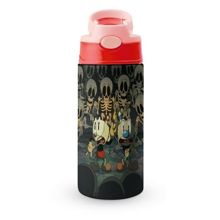 The Cuphead Show Kids Water Bottle with Silicone Straw And Spill-Proof Lid 16.9oz Stainless Steel Double-Wall Vacuum Insulated Water Bottles for Boys Girls
The Cuphead Show Kids Water Bottle with Silicone Straw And Spill-Proof Lid 16.9oz Stainless Steel Double-Wall Vacuum Insulated Water Bottles for Boys Girls