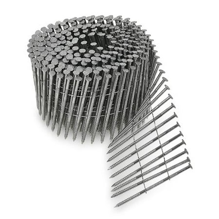 Simpson Swan Secure T10A350PNJ 3-1/2-Inch by 0.131-Inch Type 316 Stainless Steel Ring Shank with 15-Degree Wire Coil and 17/64-Inch Head 1800-Pack
Simpson Swan Secure T10A350PNJ 3-1/2-Inch by 0.131-Inch Type 316 Stainless Steel Ring Shank with 15-Degree Wire Coil and 17/64-Inch Head 1800-Pack