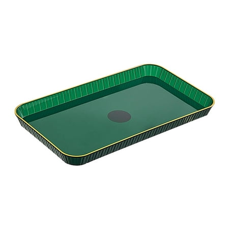 Fruit Plate Rectangle Serving Tray Bathroom Tray Water Cup Tray Storage Tray for Towels Cosmetics and Accessories Household Bedside Office Green
Fruit Plate Rectangle Serving Tray Bathroom Tray Water Cup Tray Storage Tray for Towels Cosmetics and Accessories Household Bedside Office Green