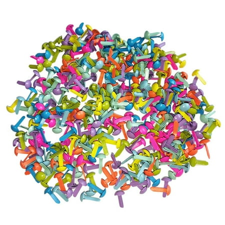 100 Pcs Mini Brads Assorted Colors Round Brad Pastel Brads for Scrapbooking Crafts Making Stamping and DIY - 8x16mm
100 Pcs Mini Brads Assorted Colors Round Brad Pastel Brads for Scrapbooking Crafts Making Stamping and DIY - 8x16mm