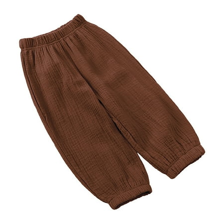 Rovga Baby Girls Trousers High Waist Sweatpants Straight Leg Solid Color Jogger Pant Casual Trousers Summer Adorable Relax Fit Daily Wears Coffee 18-24 Months
Rovga Baby Girls Trousers High Waist Sweatpants Straight Leg Solid Color Jogger Pant Casual Trousers Summer Adorable Relax Fit Daily Wears Coffee 18-24 Months