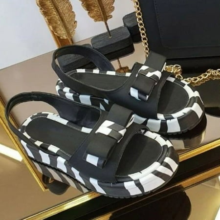 PEASKJP Summer Sandals for Women 2023 Ladies Summer Breathable Open Toe Wedges Round Toe Beach Sandals Shoes Women Sandals Black 8
PEASKJP Summer Sandals for Women 2023 Ladies Summer Breathable Open Toe Wedges Round Toe Beach Sandals Shoes Women Sandals Black 8