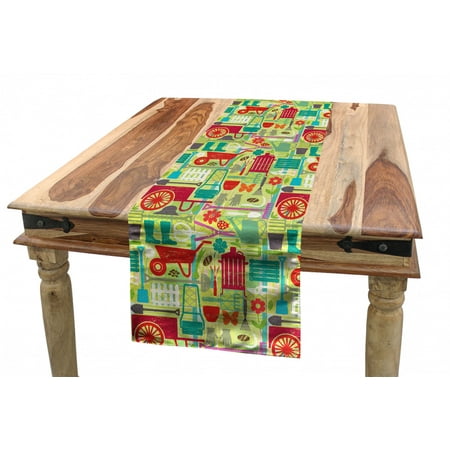 Garden Art Table Runner Colorful Grunge Painting Elements Seeds Flowers and Butterflies Dining Room Kitchen Rectangular Runner 3 Sizes by Ambesonne
Garden Art Table Runner Colorful Grunge Painting Elements Seeds Flowers and Butterflies Dining Room Kitchen Rectangular Runner 3 Sizes by Ambesonne