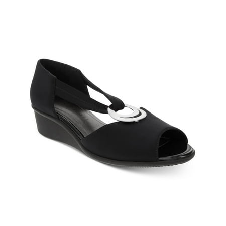 KAREN SCOTT Womens Black Center Ring Accent Padded Yolandah Round Toe Wedge Slip On Dress Sandals 8 M
KAREN SCOTT Womens Black Center Ring Accent Padded Yolandah Round Toe Wedge Slip On Dress Sandals 8 M
