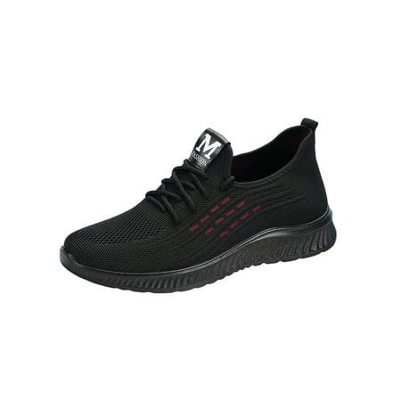 SIMANLAN Men Sneakers Breathable Flats Non-slip Walking Shoe Mens Low Top Casual Shoes Mesh Black Red 7.5
SIMANLAN Men Sneakers Breathable Flats Non-slip Walking Shoe Mens Low Top Casual Shoes Mesh Black Red 7.5
