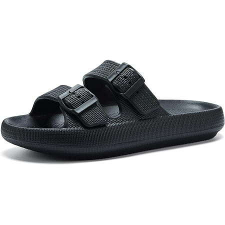 Slides for Women Men Pillow Slippers Double Buckle Adjustable Sandals EVA Recovery Slides
Slides for Women Men Pillow Slippers Double Buckle Adjustable Sandals EVA Recovery Slides