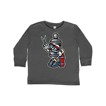 Inktastic Barber Skater Gift Toddler Boy or Toddler Girl Long Sleeve T-Shirt