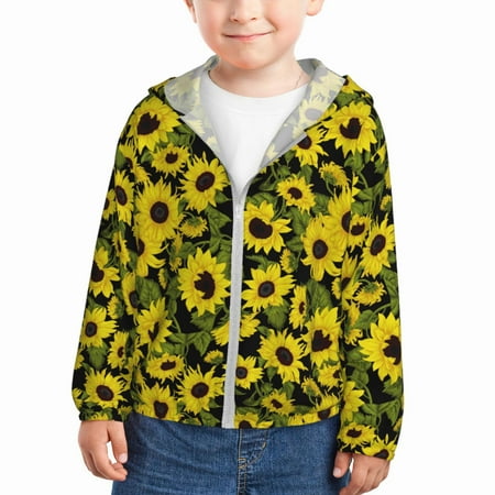 Gaeub Sunflowers In Vintage Print Athletic Sun Protection Hoodie for Kids Long Sleeve Outdoor UV Shirt Running Fishing Top for Boys Girls-4 Years
Gaeub Sunflowers In Vintage Print Athletic Sun Protection Hoodie for Kids Long Sleeve Outdoor UV Shirt Running Fishing Top for Boys Girls-4 Years