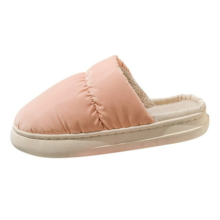 Slippers for Women Winter Couples Women Down Warm Home Baotou Soft Bottom Comfortable Solid Color Flat Cotton Slippers Womens Slippers Pu Orange 39
Slippers for Women Winter Couples Women Down Warm Home Baotou Soft Bottom Comfortable Solid Color Flat Cotton Slippers Womens Slippers Pu Orange 39