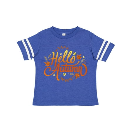 Inktastic Fall Season Hello Autumn in Orange and Yellow with Leaves Gift Toddler Boy or Toddler Girl T-Shirt
Inktastic Fall Season Hello Autumn in Orange and Yellow with Leaves Gift Toddler Boy or Toddler Girl T-Shirt