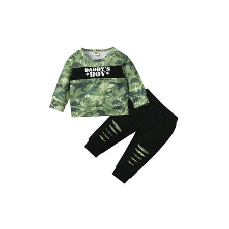 Bebiullo Toddler 2pcs Kids Boys Dinosaur Letter Print O-Neck Long Sleeve Tops+ Ripped Trousers Blue/Green
Bebiullo Toddler 2pcs Kids Boys Dinosaur Letter Print O-Neck Long Sleeve Tops+ Ripped Trousers Blue/Green