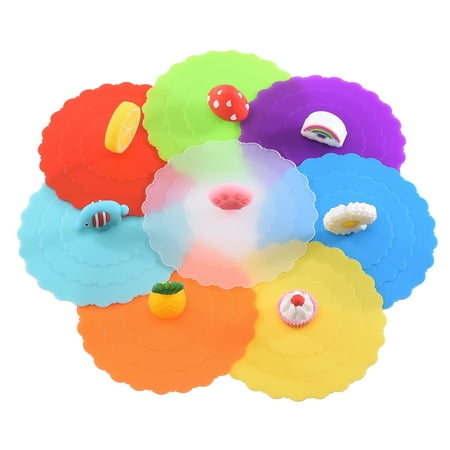 Glass Cover Silicone Cup Lids Beer Mug Reusable Anti-Dust Waterproof Leak-Proof Seal Kitchen Accessories 8Pcs
Glass Cover Silicone Cup Lids Beer Mug Reusable Anti-Dust Waterproof Leak-Proof Seal Kitchen Accessories 8Pcs