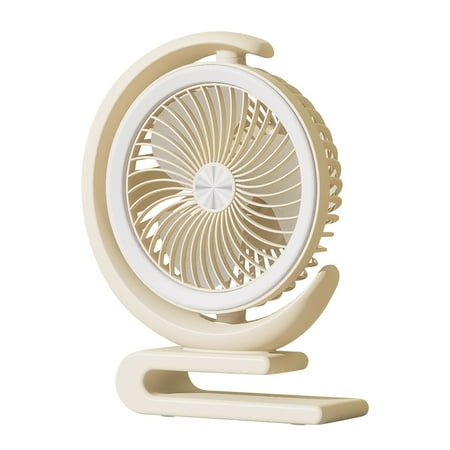 WRKEKC Portable Fan Desktop Circulating Fan Rotary Desktop Electric Fan Household and Office Usb Charging Large Wind Power Lighting Small Fan Beige
WRKEKC Portable Fan Desktop Circulating Fan Rotary Desktop Electric Fan Household and Office Usb Charging Large Wind Power Lighting Small Fan Beige