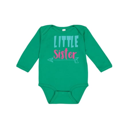 Inktastic Little Sister Younger Sister Arrow - Blue Pink Gift Baby Girl Long Sleeve Bodysuit
Inktastic Little Sister Younger Sister Arrow - Blue Pink Gift Baby Girl Long Sleeve Bodysuit