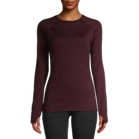 ClimateRight by Cuddl Duds Women s and Women s Plus Plush Warmth Base Layer Top