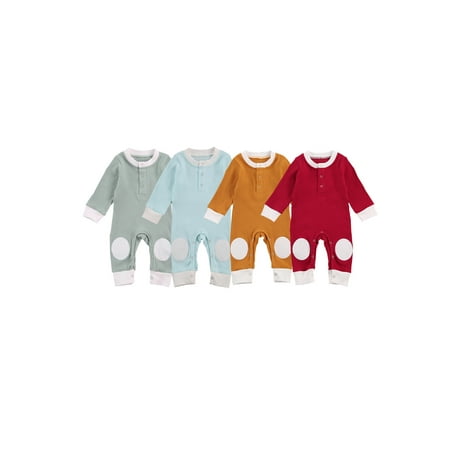 New Baby’s Long Sleeve Jumpsuit Autumn Fresh Color Contrast Patch One Piece Long Pants
New Baby’s Long Sleeve Jumpsuit Autumn Fresh Color Contrast Patch One Piece Long Pants