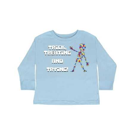 Inktastic Trick Treating and Trying Autism Awareness with Zombie Gift Toddler Boy or Toddler Girl Long Sleeve T-Shirt
Inktastic Trick Treating and Trying Autism Awareness with Zombie Gift Toddler Boy or Toddler Girl Long Sleeve T-Shirt
