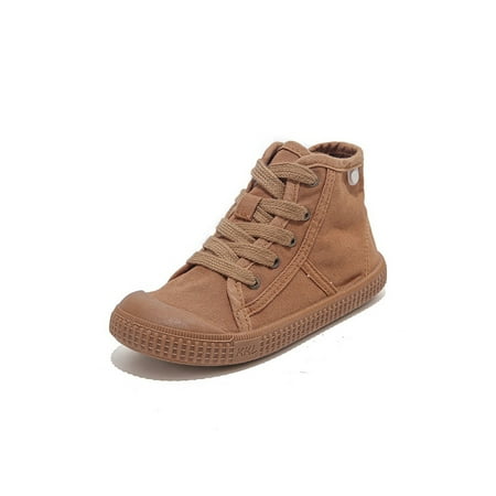 Rockomi Children Flats Comfort Canvas Sneakers Non-Slip Casual Shoes Girls Boys Breathable Side Zip Walking Shoe Soft Sole Lace Up Brown 11.5C
Rockomi Children Flats Comfort Canvas Sneakers Non-Slip Casual Shoes Girls Boys Breathable Side Zip Walking Shoe Soft Sole Lace Up Brown 11.5C