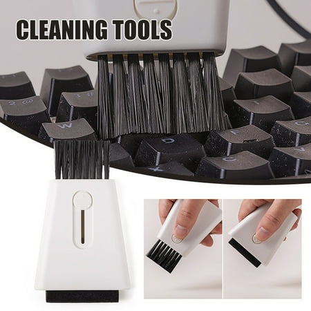 Retractable Keyboard Brush Double Heads Screen Scrubber Soft Hair Keyboard Brush Portable Cleaning Tools New 
Retractable Keyboard Brush Double Heads Screen Scrubber Soft Hair Keyboard Brush Portable Cleaning Tools New