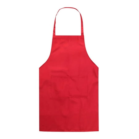 Women Men Tie Back Easy Clean BBQ With Pocket Bib Apron Home Kitchen Cooking