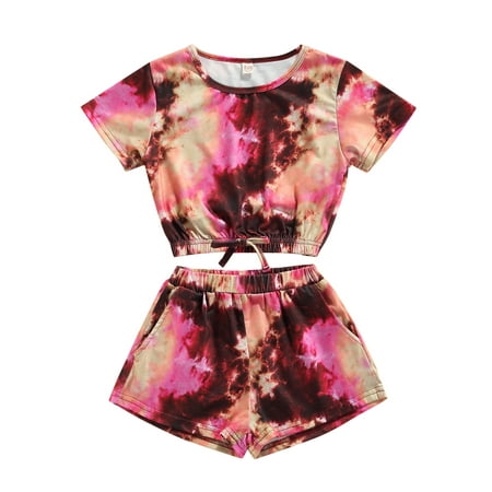 Ma&Baby Toddler Baby Girl Tie-Dye Print Short Sleeve Shorts Tracksuit 2Pcs Outfit Set
Ma&Baby Toddler Baby Girl Tie-Dye Print Short Sleeve Shorts Tracksuit 2Pcs Outfit Set