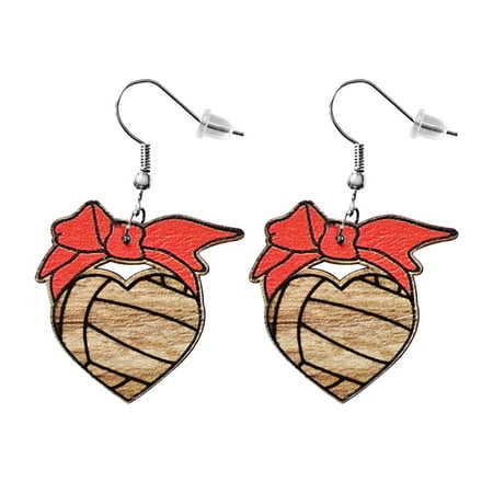 Christmas Clearance! Feltree Sporty Rugby Volleyball Baseball Basketball Earrings Earrings American Football Jewelry
Christmas Clearance! Feltree Sporty Rugby Volleyball Baseball Basketball Earrings Earrings American Football Jewelry