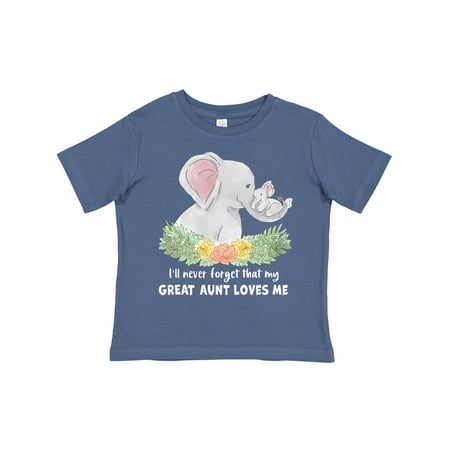 Inktastic I ll Never Forget That My Great Aunt Loves Me Cute Elephants Gift Toddler Boy or Toddler Girl T-Shirt
Inktastic I ll Never Forget That My Great Aunt Loves Me Cute Elephants Gift Toddler Boy or Toddler Girl T-Shirt