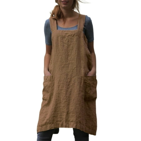 Dress Women s Cotton Linen Apron Long Home Furnishing Loose Long Casual Solid Color Suitable for Baking Cooking 3XL Khaki
Dress Women s Cotton Linen Apron Long Home Furnishing Loose Long Casual Solid Color Suitable for Baking Cooking 3XL Khaki