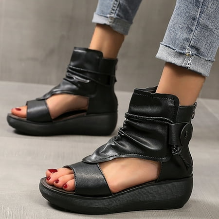 MIASHUI shoes for women Women s Fashion Thick Bottom Wedge Sneakers Ladies Ourdoor Zip Up Platform Shoes
MIASHUI shoes for women Women s Fashion Thick Bottom Wedge Sneakers Ladies Ourdoor Zip Up Platform Shoes