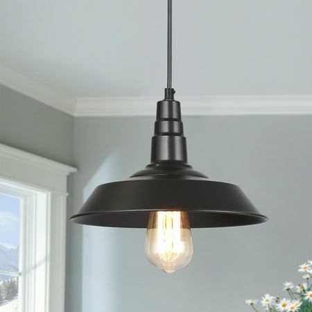 LNC 1-Light Farmhouse Lantern Pendant Light/Clear Glass Mini LED Kitchen Island Light 10.2 D x 10.2 H
LNC 1-Light Farmhouse Lantern Pendant Light/Clear Glass Mini LED Kitchen Island Light 10.2 D x 10.2 H